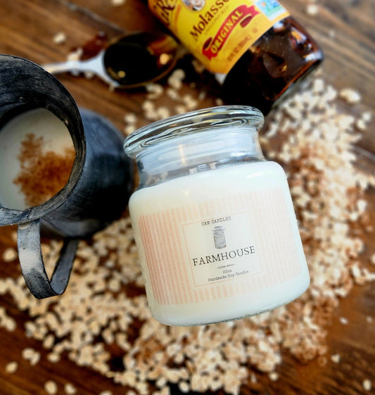 Farmhouse Limited Edition Natural Soy Candle - Cam Candles And Co.