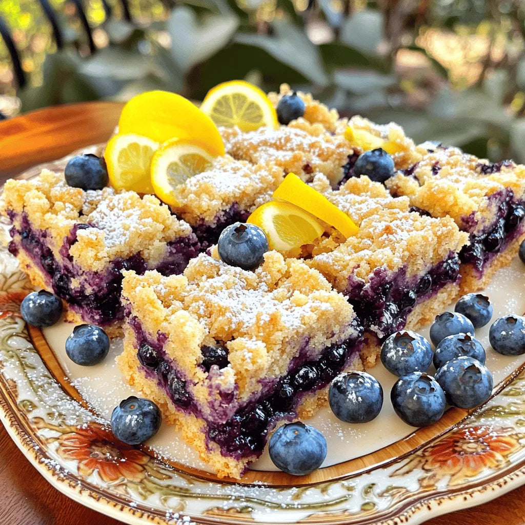 Blueberry Crumble