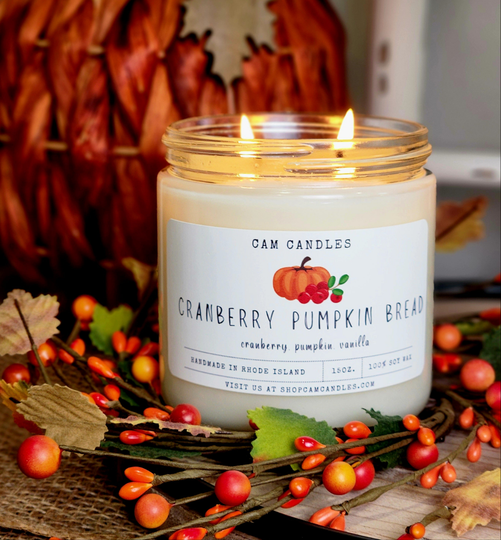 Cranberry Pumpkin Bread - Soy Wax Candle