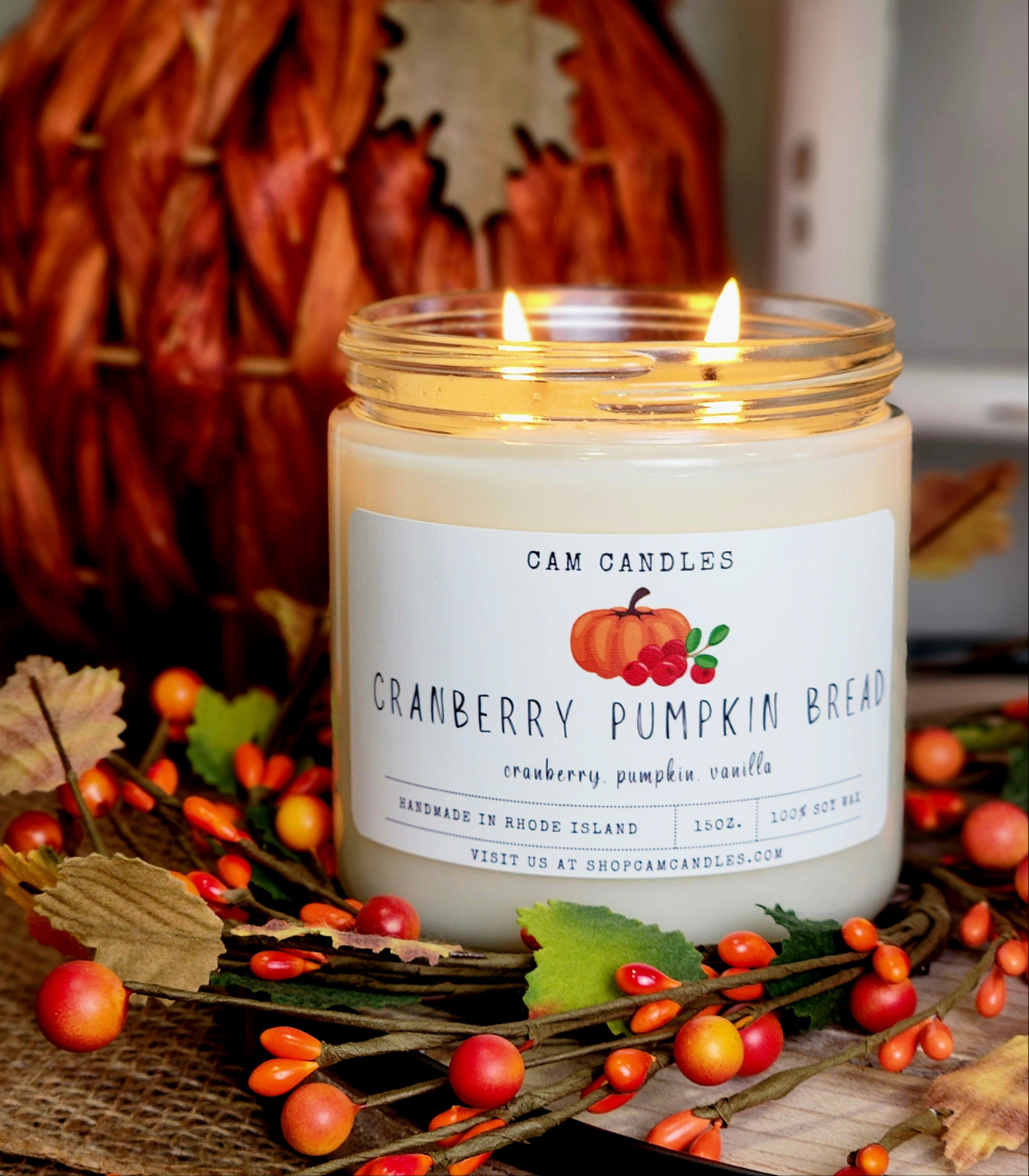 Cranberry Pumpkin Bread - Soy Wax Candle