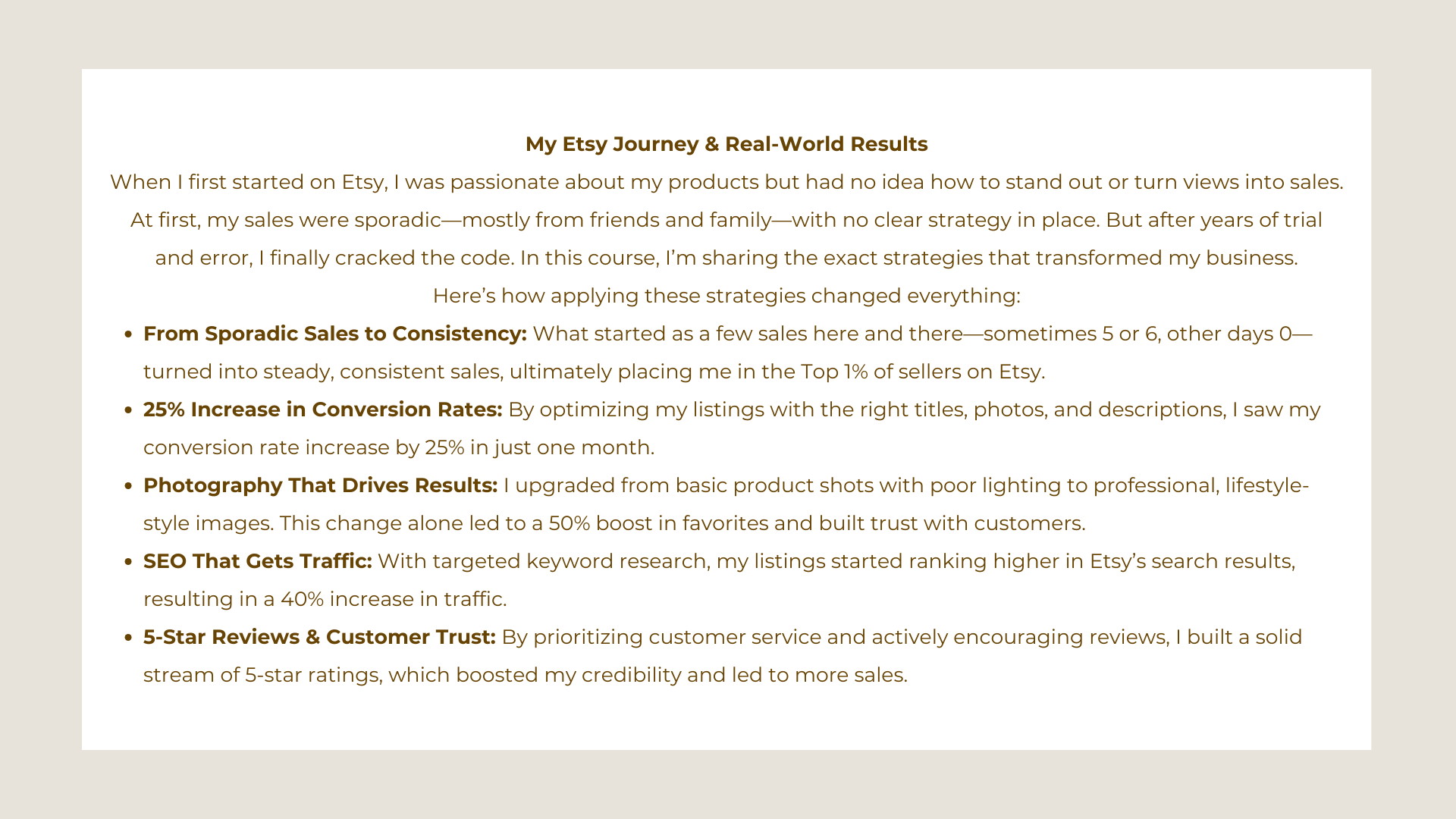 How to Create High-Converting Etsy Listings from an Etsy Top 1% Seller