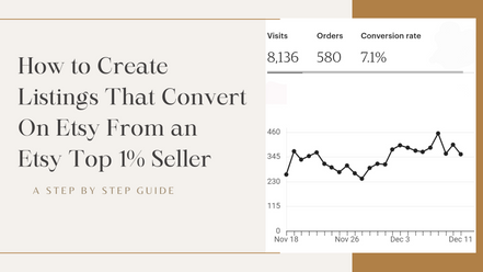 How to Create High-Converting Etsy Listings from an Etsy Top 1% Seller