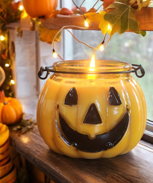 Jack-O-Lntern candle