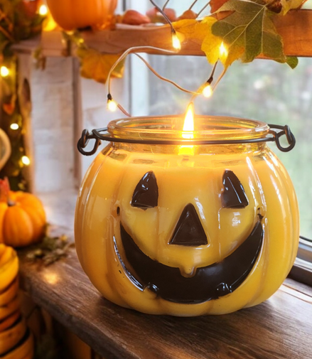 Jack-O-Lntern candle