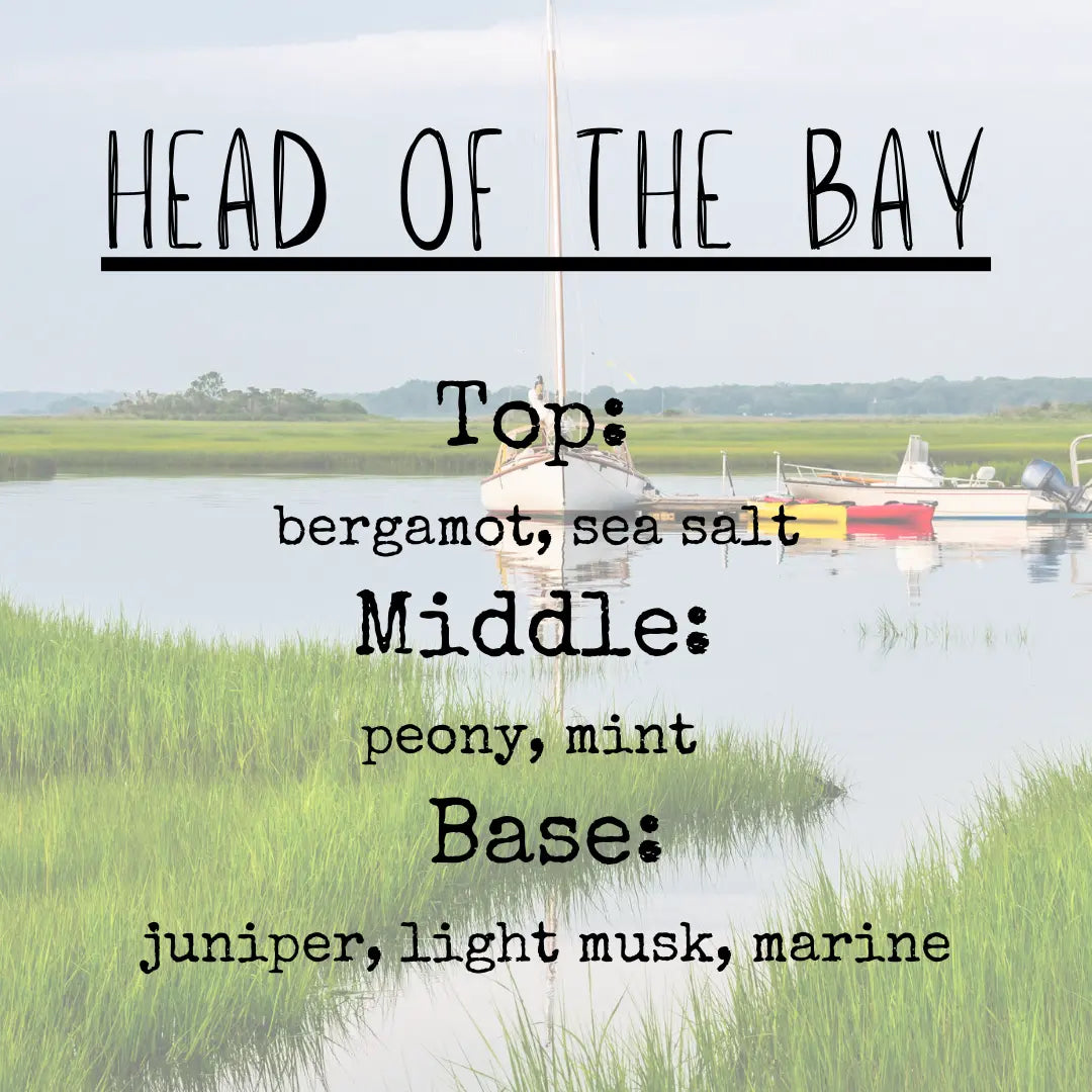 Head Of The Bay - Soy Wax Candle - Cam Candles And Co.