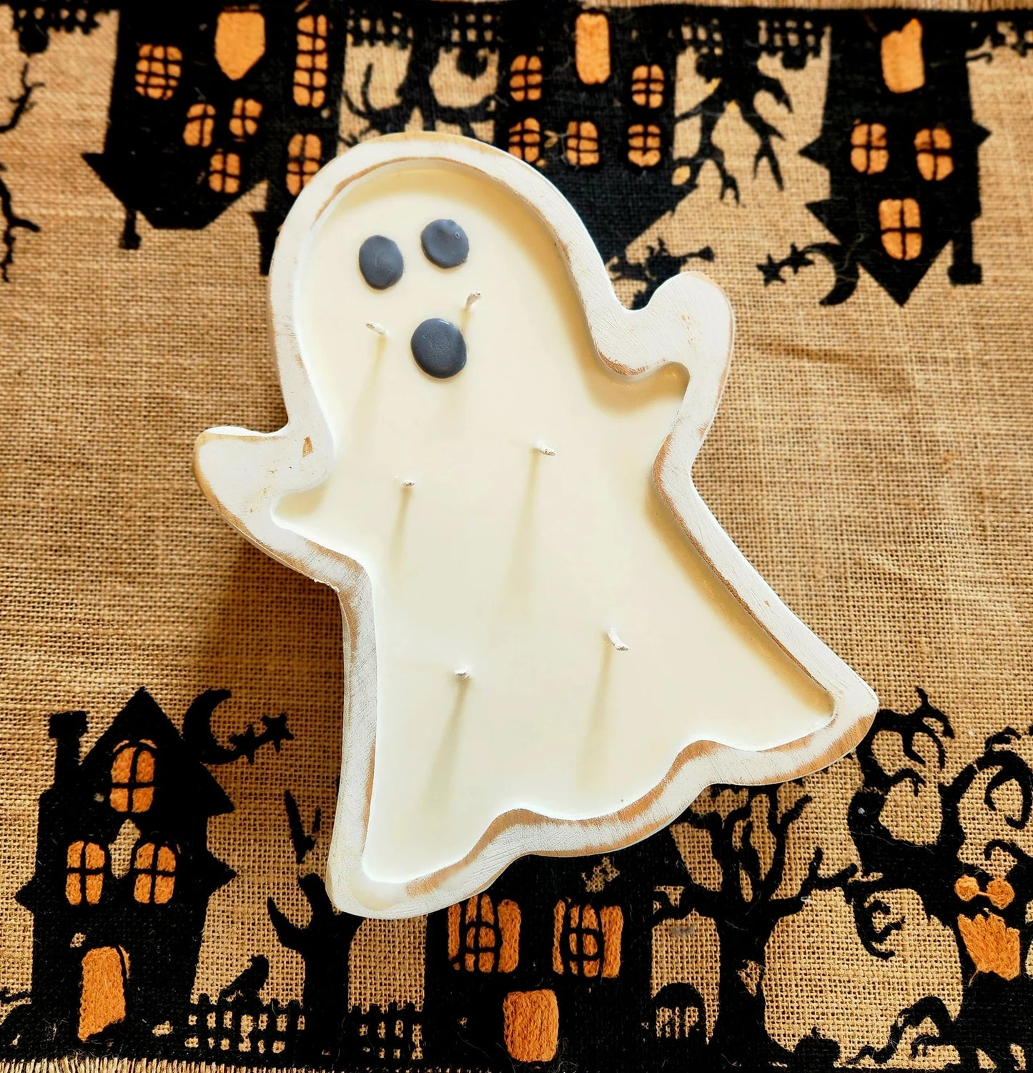 Ghost Dough Bowl Candle