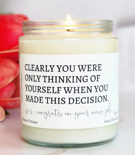 Congrats On Your New Job - Soy Candle