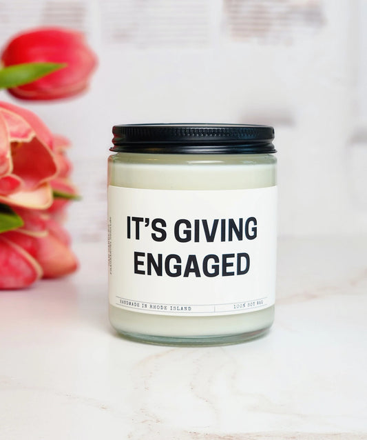 It's Giving Engaged - Soy Candle