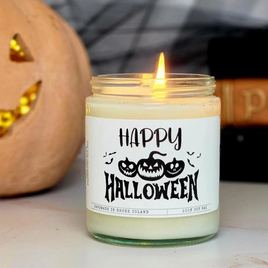 Happy Halloween soy candle