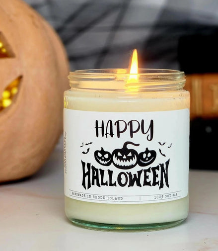 Happy Halloween soy candle