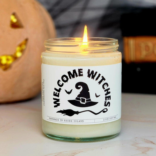 Welcome Witches soy candle