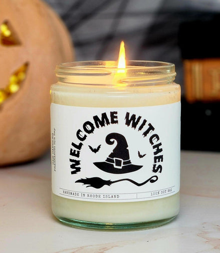Welcome Witches soy candle