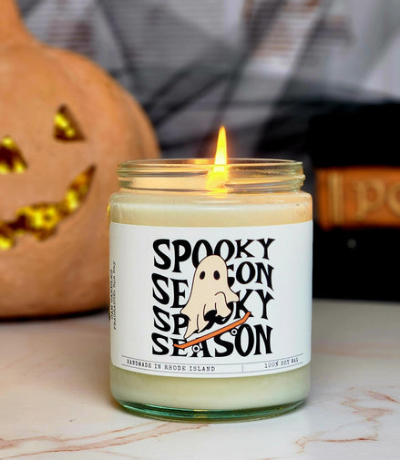 Spooky Season Ghost soy candle