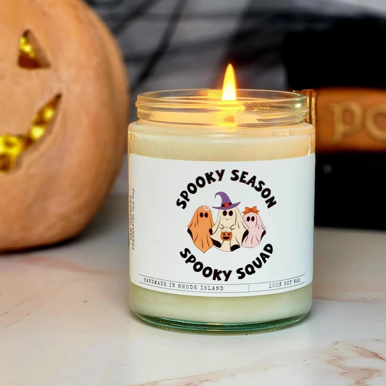 Spooky Season Spooky Squad soy candle