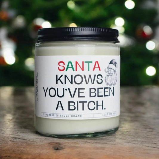 Santa Knows - Soy Candle