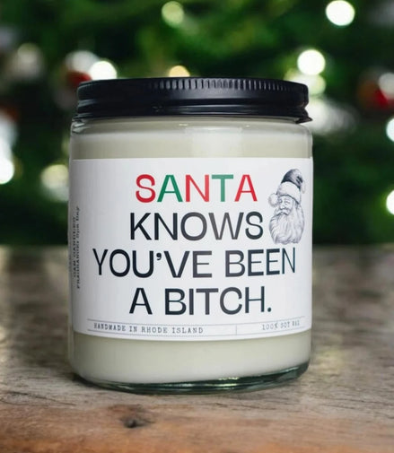 Santa Knows - Soy Candle