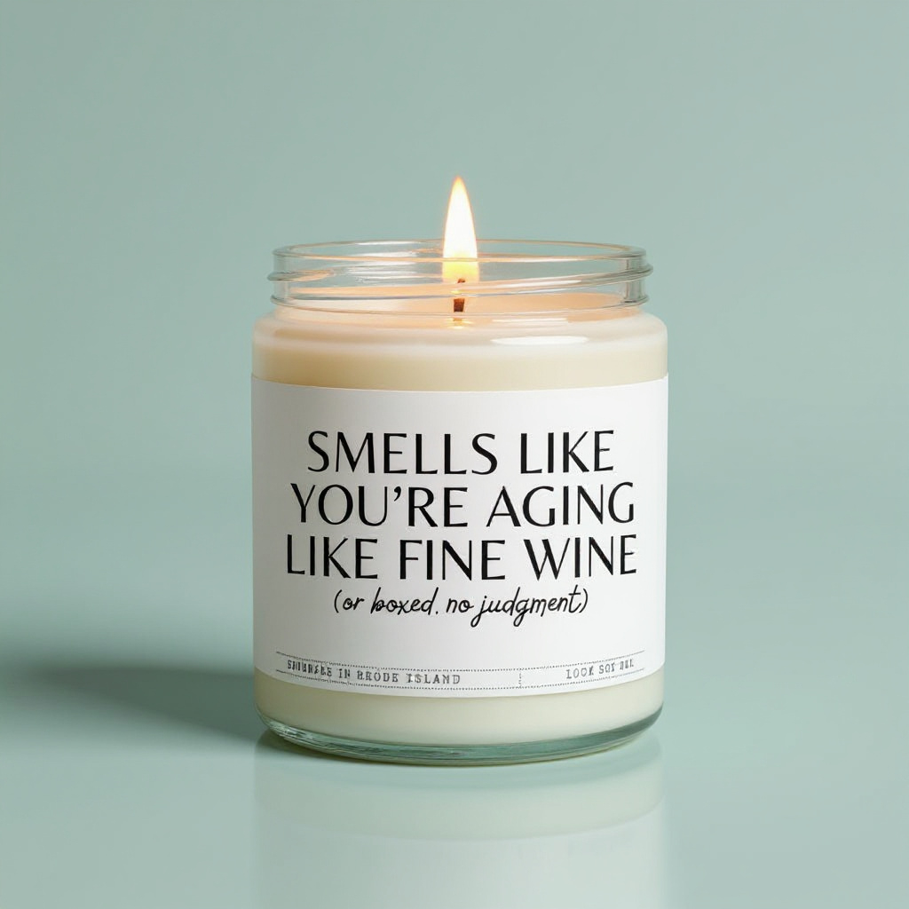 Smells Like Your Aging Like Fine Wine..