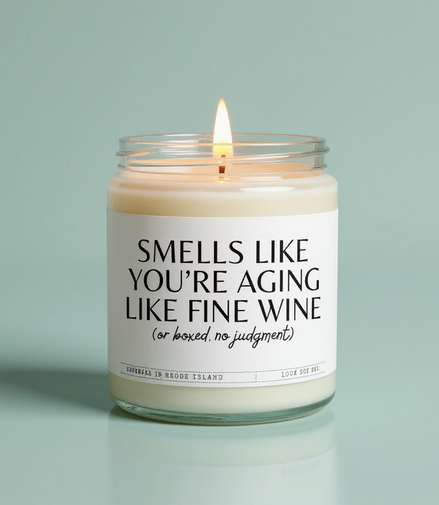 Smells Like Your Aging Like Fine Wine..