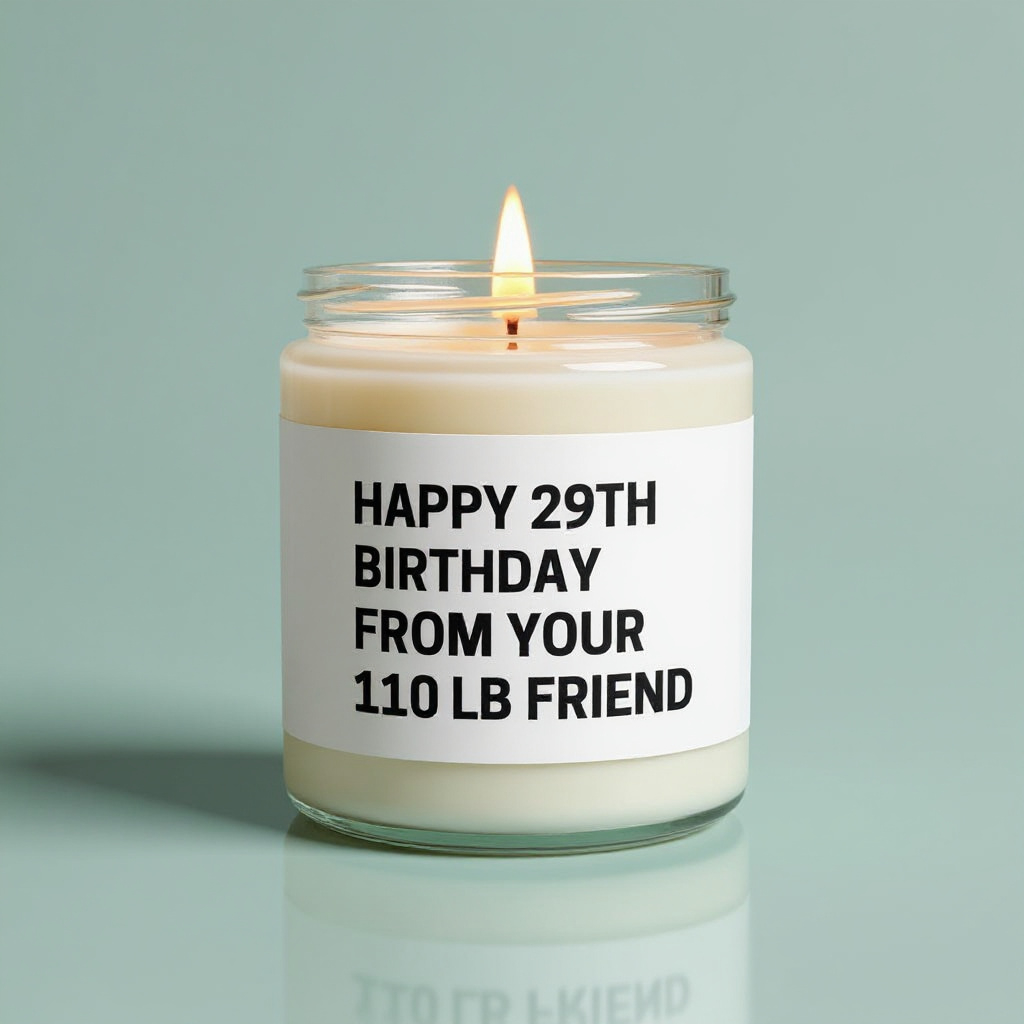 Happy 29th Birthday.. - Soy Candle