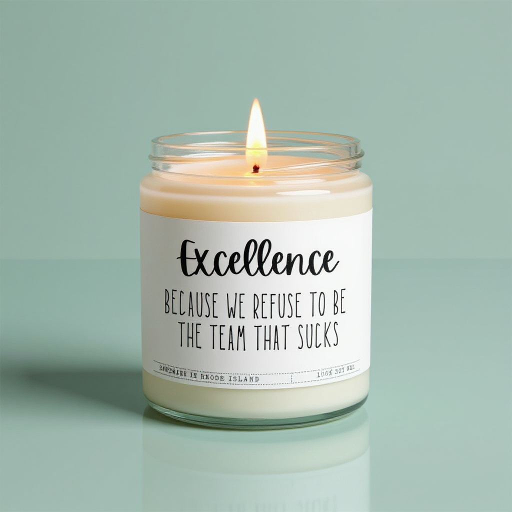 Excellence Because We Refuse To Be The Team That Sucks