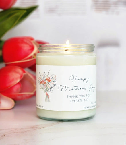 Happy Mother's Day Thank You For Everything Soy Candle Cam Candles And Co.