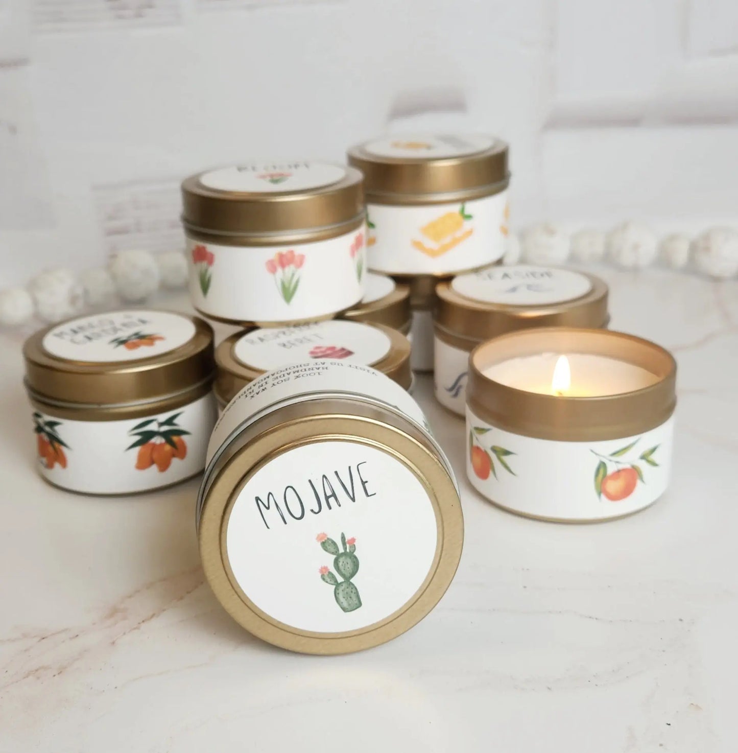 Hand-Poured Soy Candle Tins - Cam Candles And Co.