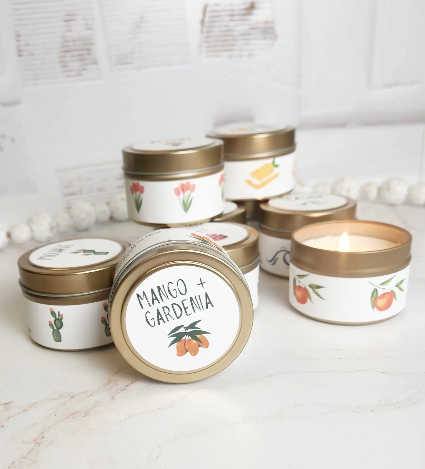 Hand-Poured Soy Candle Tins - Cam Candles And Co.