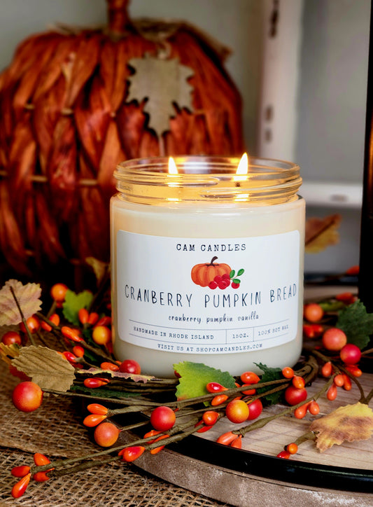 Cranberry Pumpkin Bread - Soy Wax Candle